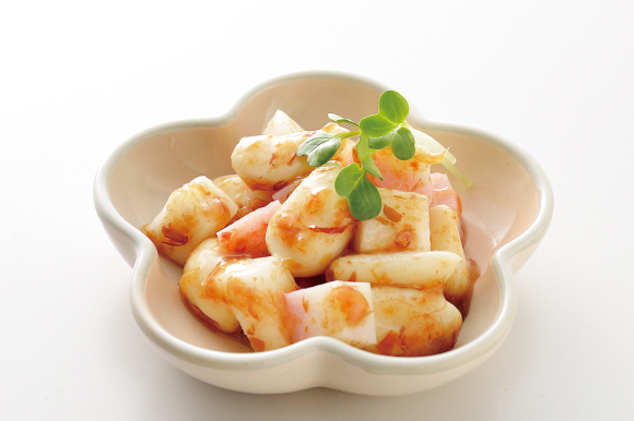 梅にんにくの長芋和え